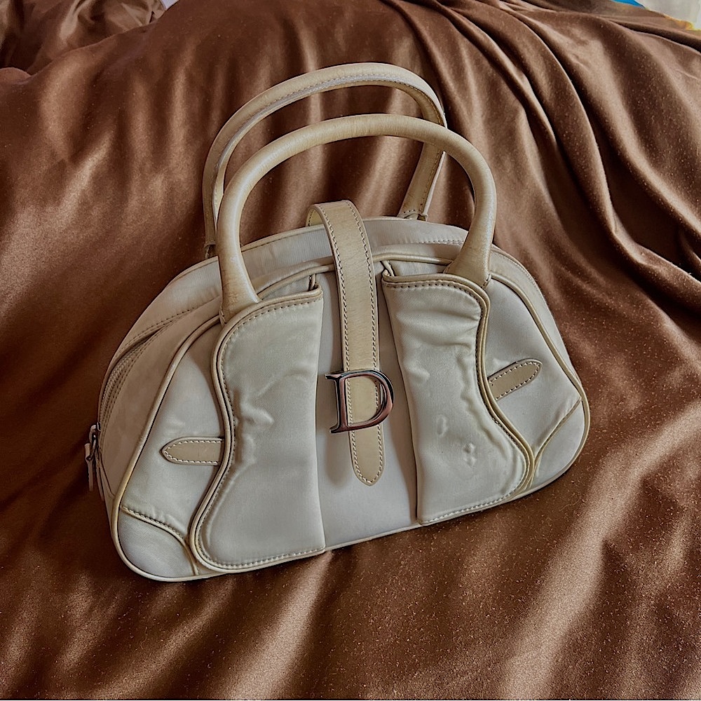 Vintage Nylon Dior Saddle Bowling Bag